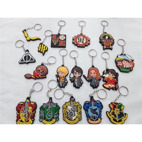 Harry Potter Chaveiro Emborrachado Shopee Brasil