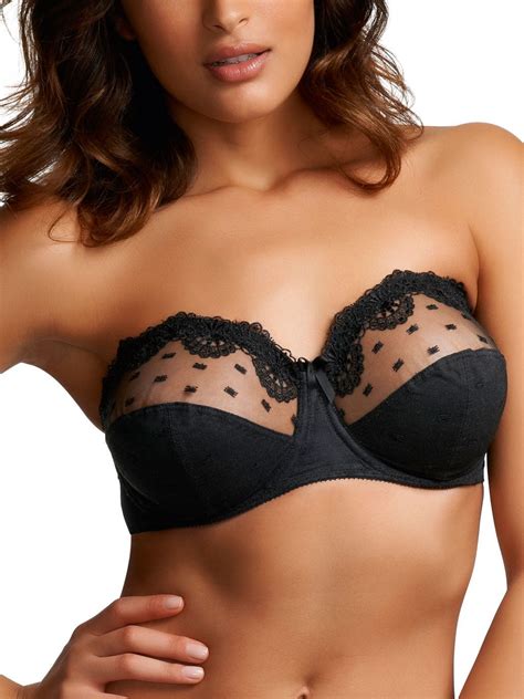 Fantasie Samantha Underwire Strapless Bra Black 40f