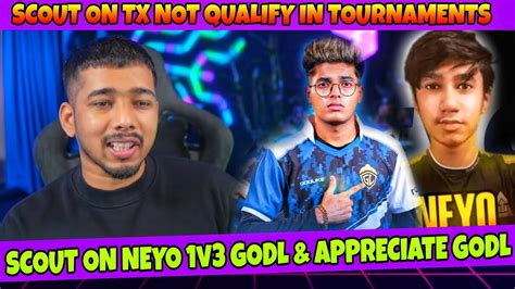 Scout Reaction On Neyo 1v3 GODL Appreciate Godlike Scout Final