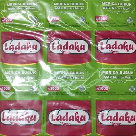 Jual Bumbu Ladaku Merica Bubuk Sachet New Pack Renceng Isi