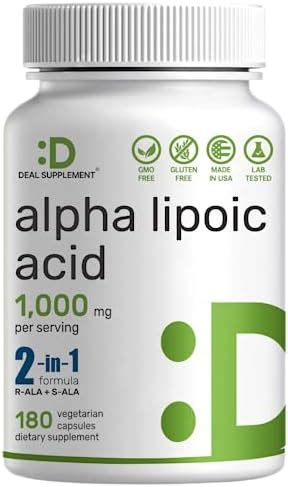 Amazon Nutricost Alpha Lipoic Acid 600mg Per Serving 240 Capsules