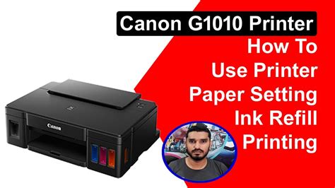 Canon Pixma G Printer How To Use Printer Ink Refill Paper