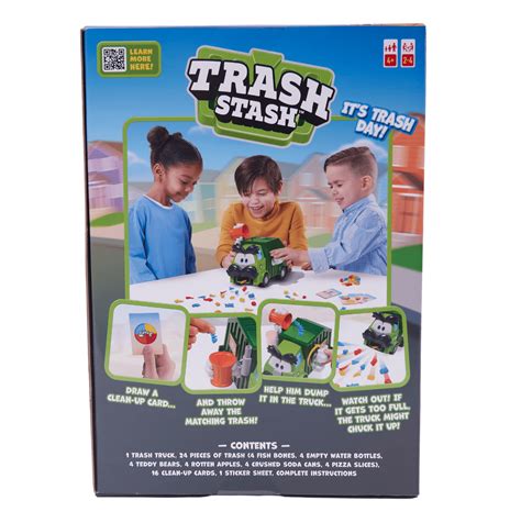 Buy Goliath Trash Stash Game Fill Trashcan Watch It Dump Into Truck