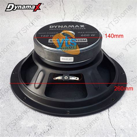 Dynamax Inch Woofer Watt Ohm Srazdx Gd M Lazada