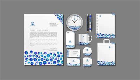 Premium Vector Stationary Mockup Design Premium Vector