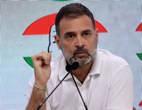 Congress Leader Rahul Gandhi Addresses A Press Conference