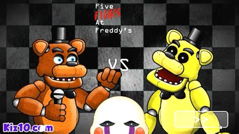 Golden Freddy Vs Freddy Fazbear