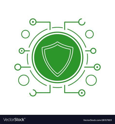 Cyber Security Icon Royalty Free Vector Image Vectorstock