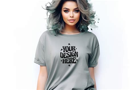 Big Comfort Colors T Shirt Mockup Graphic By Mockup Infinity · Creative Fabrica