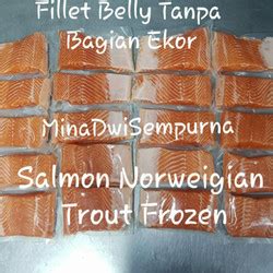 Promo Norwegian Fresh Salmon Fish Fillet Ikan Salmon Filet Kirimi 200g