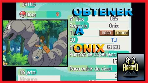 D Nde Y C Mo Conseguir Obtener A Onix N En Pok Mon Palo