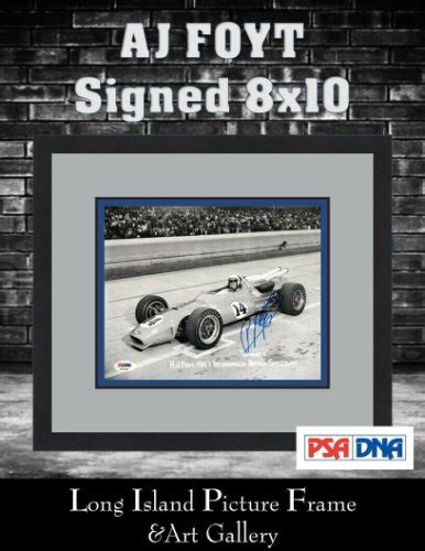 AJ Foyt Autographed Memorabilia | Signed Photo, Jersey, Collectibles ...