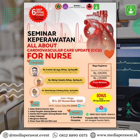 Webinar Nasional Keperawatan CARDIOVASCULAR CARE UPDATE CCU FOR