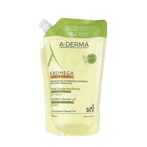 Aderma Exomega Control Shower Oil Refill Ml Apotekdirekte No