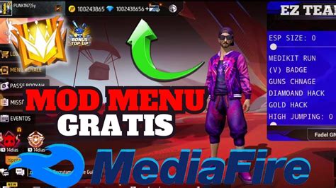 BAIXAR E INSTALAR O NOVO HACK GRATIS DO FREE FIRE 2024 MOD MENU NOVA