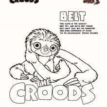 Sandy the croods coloring pages - Hellokids.com