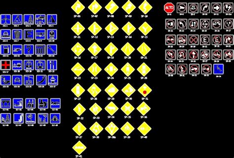 Traffic Signs Autocad