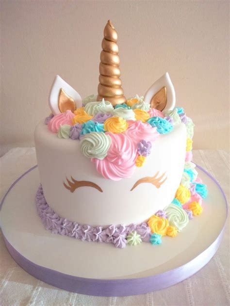 Torta Unicornio Unicorn Birthday Cake Unique Birthday Cakes Unicorn