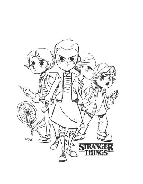 Desenhos Do Stranger Things Para Imprimir E Colorir Sexiz Pix