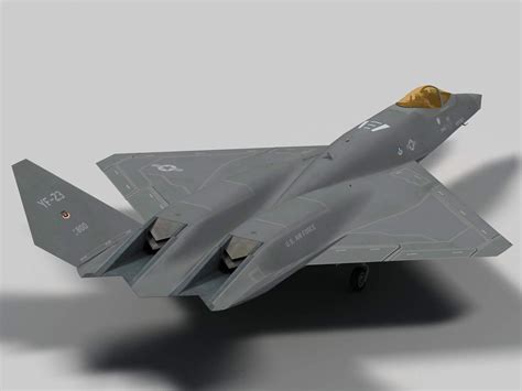 Northrop YF-23 3D Model by FiniasK