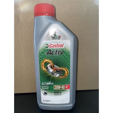 Castrol Motorcycle Engine Oil Minyak Hitam Castrol Activ T T