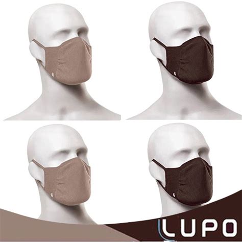 Kit 4 Mascaras Lupo Adulto Nude Marrom Shopee Brasil