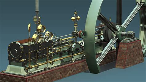 Stationary Steam Engine on Behance