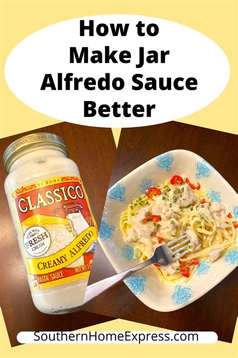 If You Want To Know How To Make Jar Alfredo Sauce Better First Look In