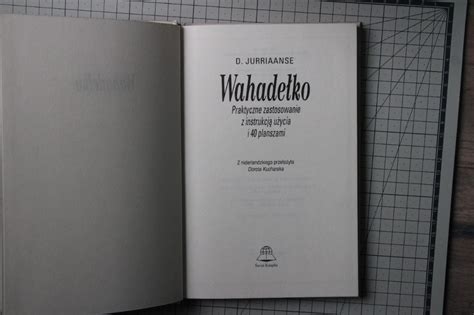 Wahade Ko Praktyczne Zastosowanie Jurriaanse Zabrze Kup Teraz Na