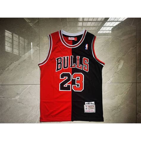 Camiseta Michael Jordan Chicago Bulls Rojo Negro Micamisetanba