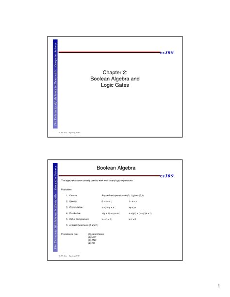 Solution Boolean Algebra And Logic Gates Boolean Algebra Studypool