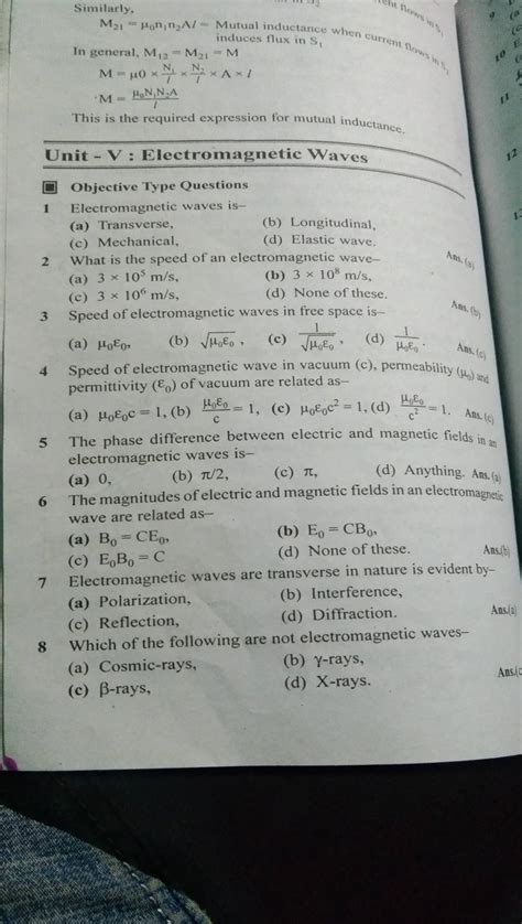 7 Electromagnetic Waves Are Transverse In Nature Filo