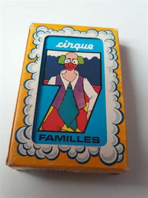 PAQUET DE CARTE Jeu Des 7 Familles Cirque EUR 5 00 PicClick FR