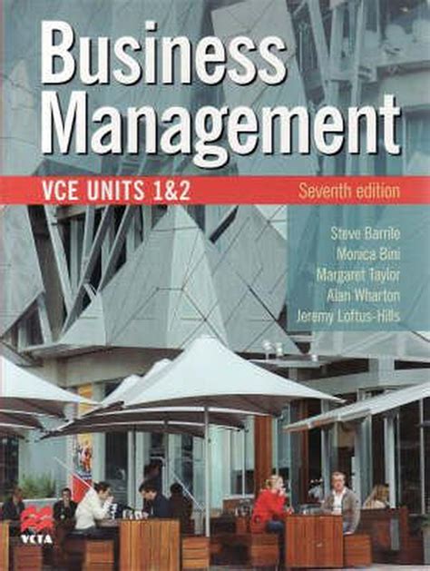 Business Management Vce Units And By Steve Barrile Paperback