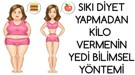 SIKI DİYET YAPMADAN KİLO VERMENİN 7 BİLİMSEL YÖNTEMİ YouTube