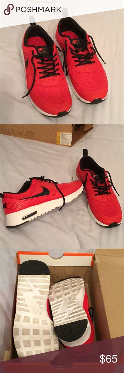 Women’s red Nike sneakers | Sneakers nike, Sneakers, Red nike