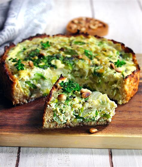 Torta Salata In Crosta Di Cavolfiore Senza Farine Cucina Naturale