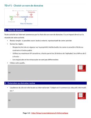 Remplissable En Ligne Blogs Lyceecfadumene Choisir Un Nom De Domaine