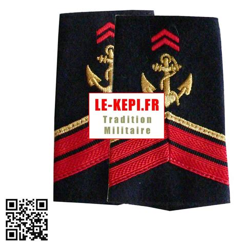 Fourreaux D Paules Caporal Troupes De Marine Tdm Le Kepi