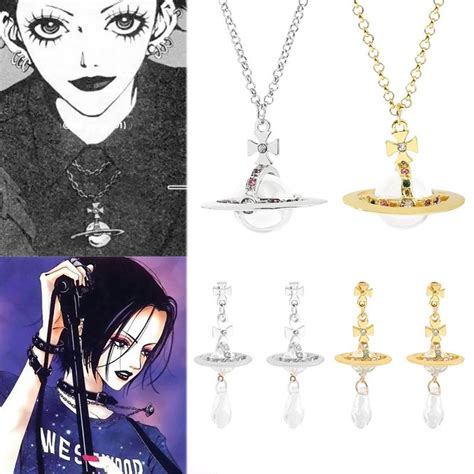 Crystal Saturn Necklace Anime Necklace Nana Pendant Necklaces Comics