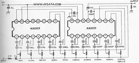 4558 Equalizer Circuit Diagram