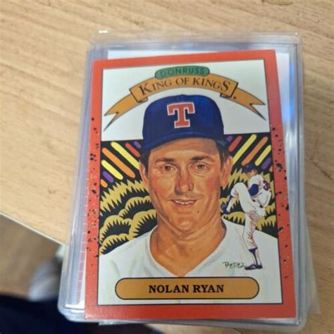 Donruss King Of Kings Nolan Ryan Pitcher Baseball Card