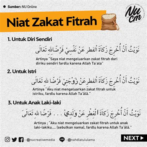 Doa Niat Zakat Fitrah Untuk Diri Sendiri Homecare24