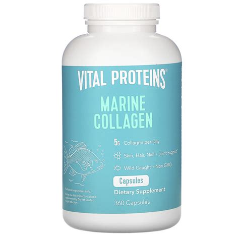 Vital Proteins Marine Collagen 360 Capsules Iherb