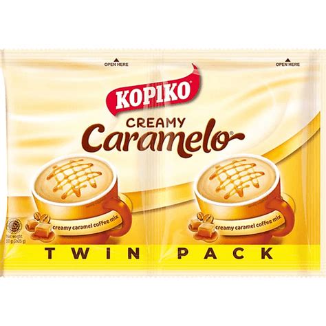 Kopiko Creamy Caramelo Coffee Twin Pack G X S Coffee Tea