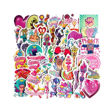 Pack Of Stickers Girl Power Estore