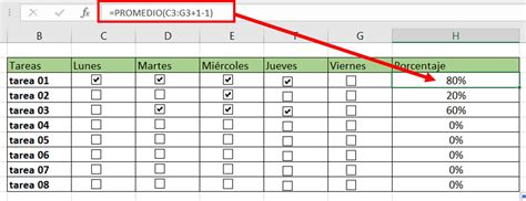 Crear Un Checklist Y Barra De Progreso Interactivo En Excel