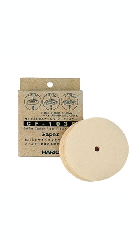 PAPER FILTERS FOR HARIO COFFEE SYPHON Koza Coffee