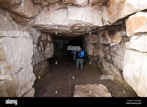 Caves At Winspit Stone Quarry Near Worth Matravers On The Isle Of Stock