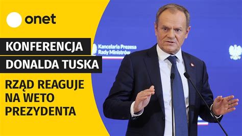 Konferencja Premiera Donald Tusk O Okupacji Budynk W Medi W